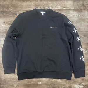 Calvin Klein Jeans Black Crewneck Size Large